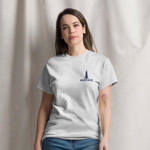 Montauk NY Cotton Tee | The Hamptons Apparel | Montauk Beach Style | East Hampton Shirt | Trendy Long Island Tee