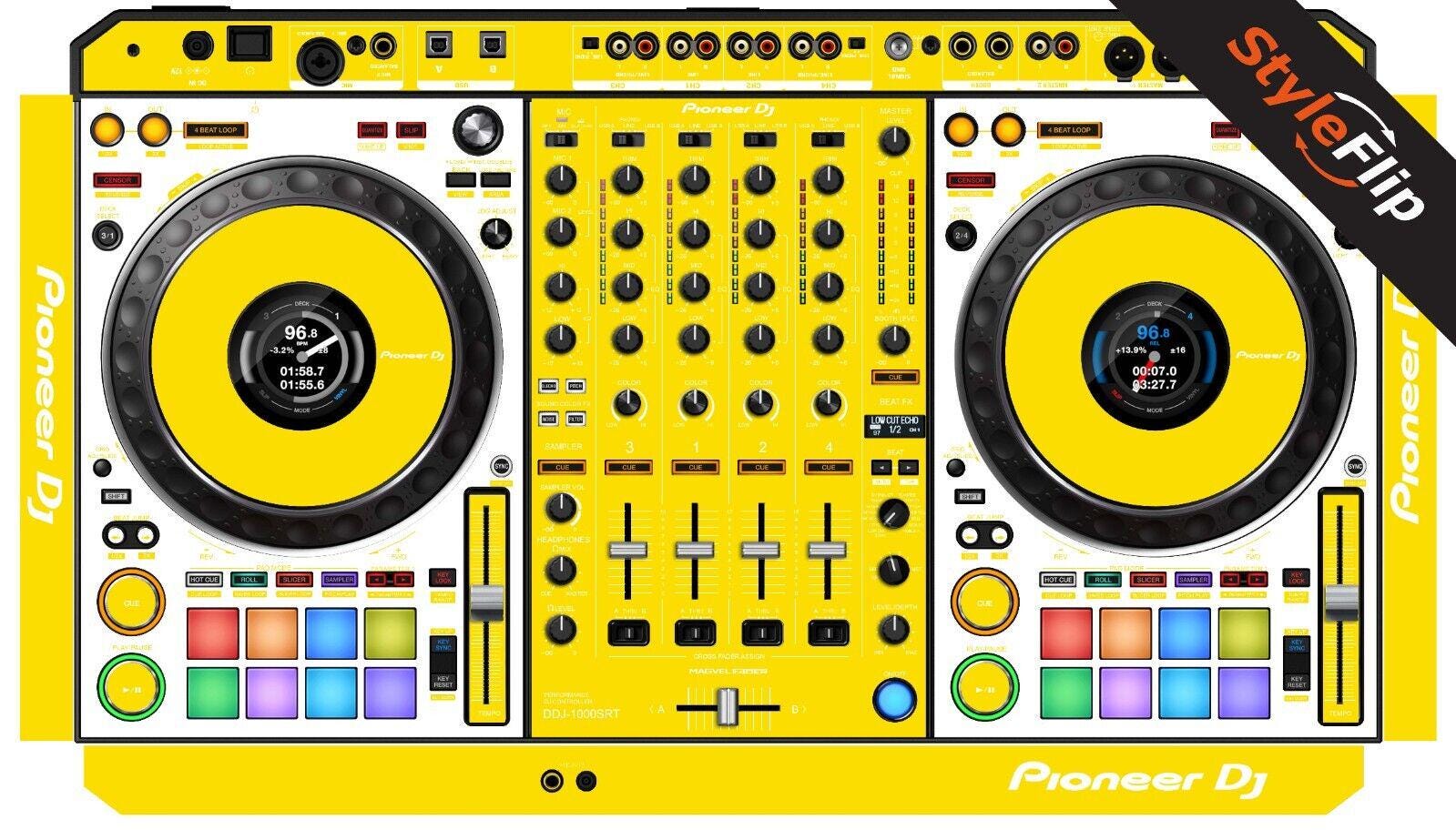 Pioneer DDJ-1000 SRT Skins | 7 Bold Color Blocking | Protective