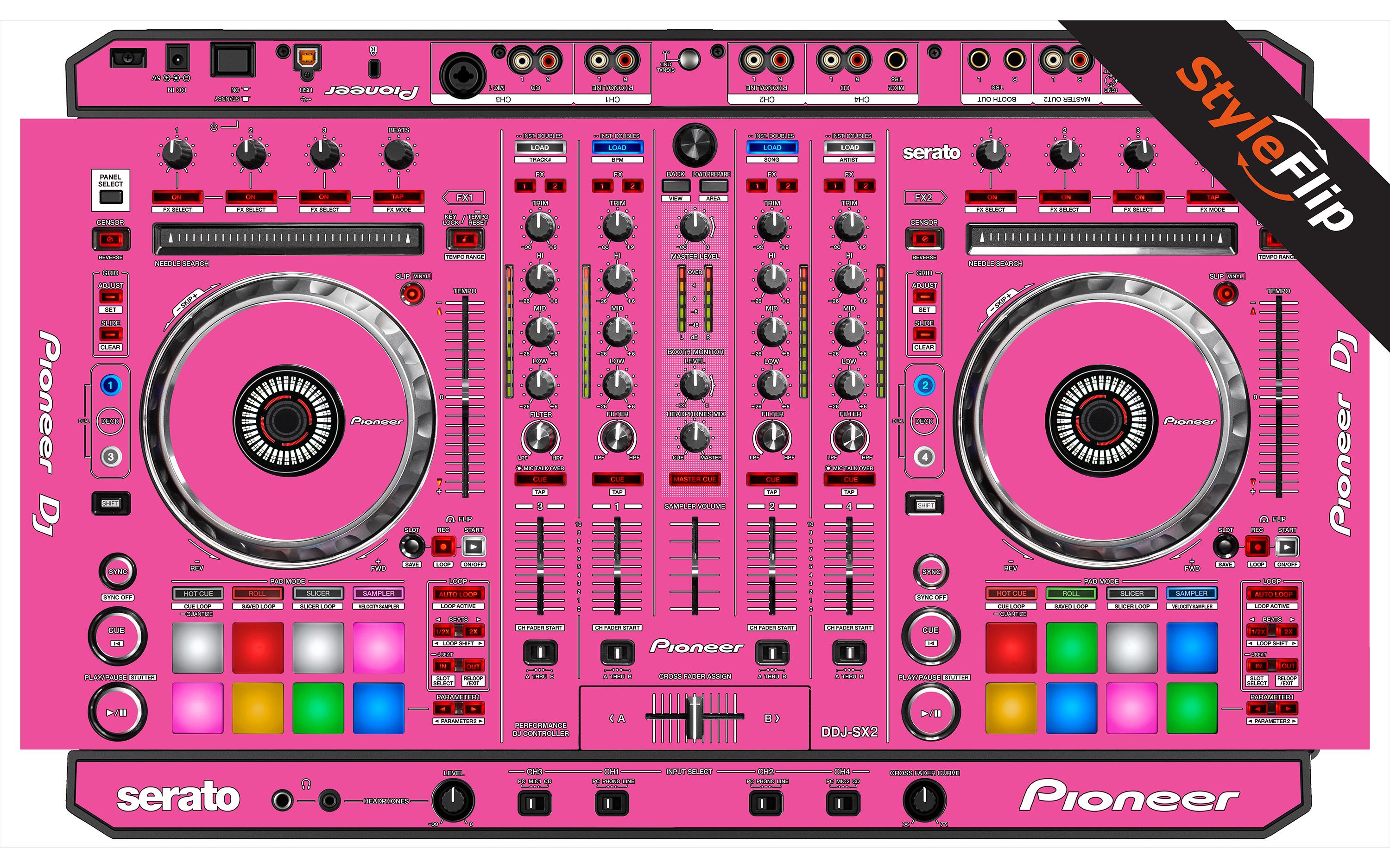 Pioneer DDJ-SX2 スキンシール | マルチカラー | 保護デカール 