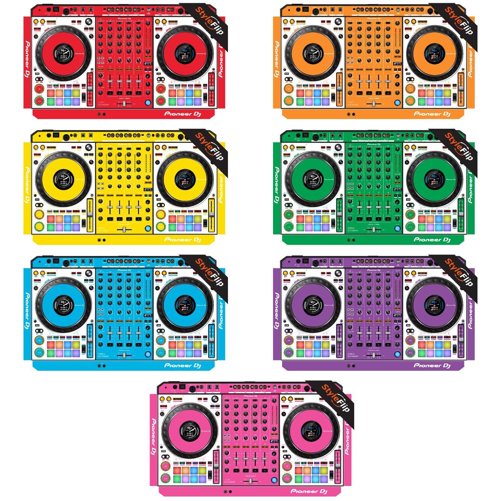 Pioneer DDJ-1000 SRT Skins | 7 Bold Color Blocking | Protective