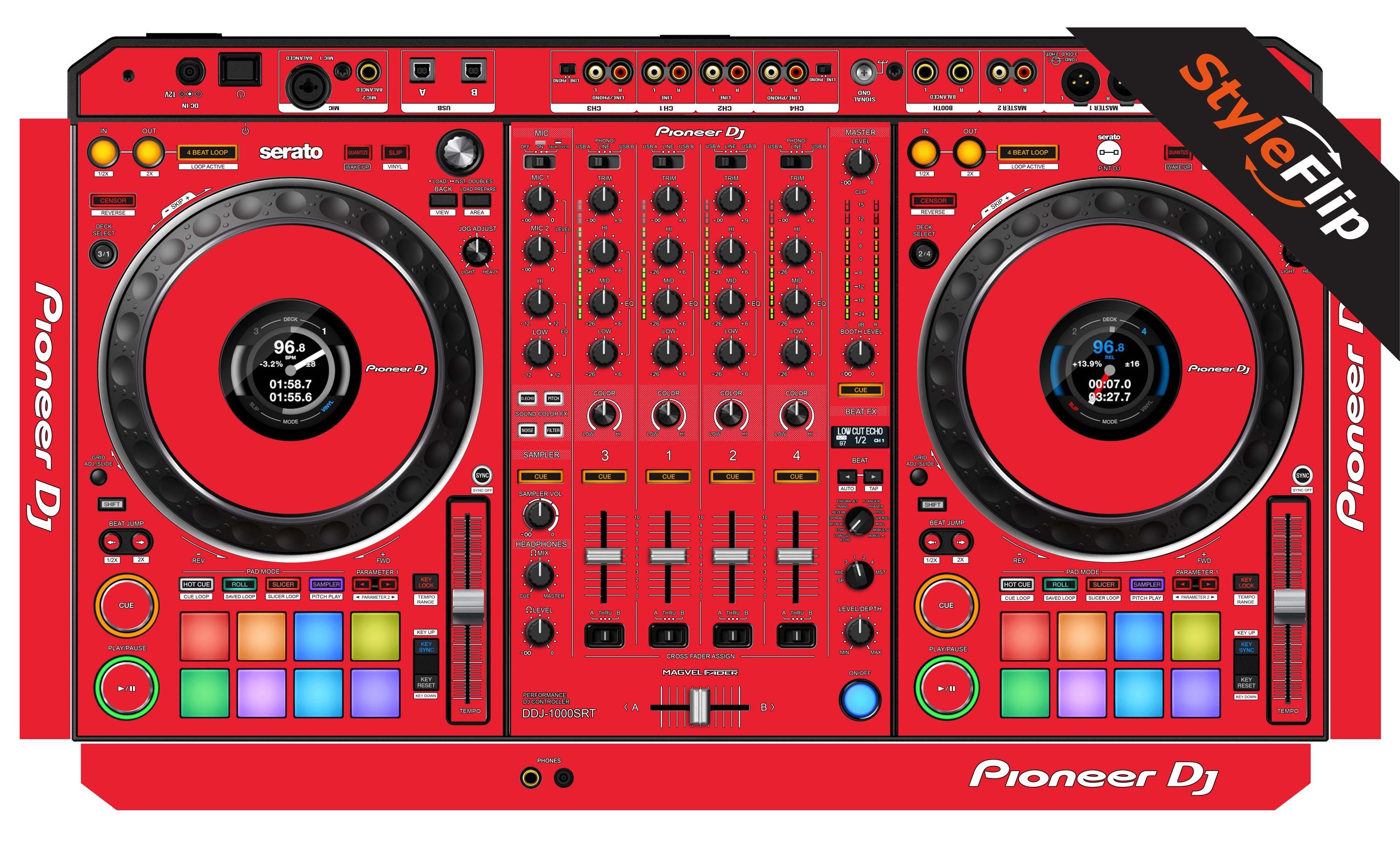 Pioneer DDJ-1000 SRT Skins | 7 Solid Color Designs | Protective