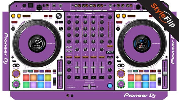 Pioneer DDJ-1000 SRT Skins | 7 Bold Color Blocking | Protective