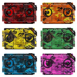 Pioneer DDJ-FLX10-skins | 7 camouflageontwerpen | Beschermende sticker | Stijlomdraaien