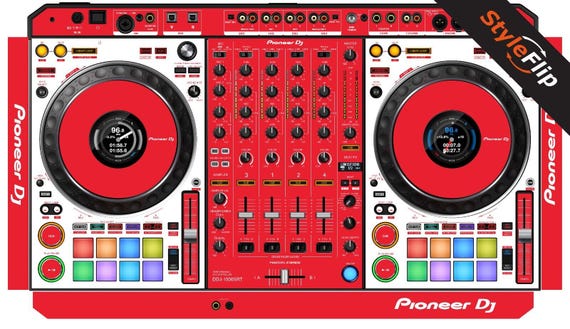 Pioneer DDJ-1000 SRT Skins | 7 Bold Color Blocking | Protective