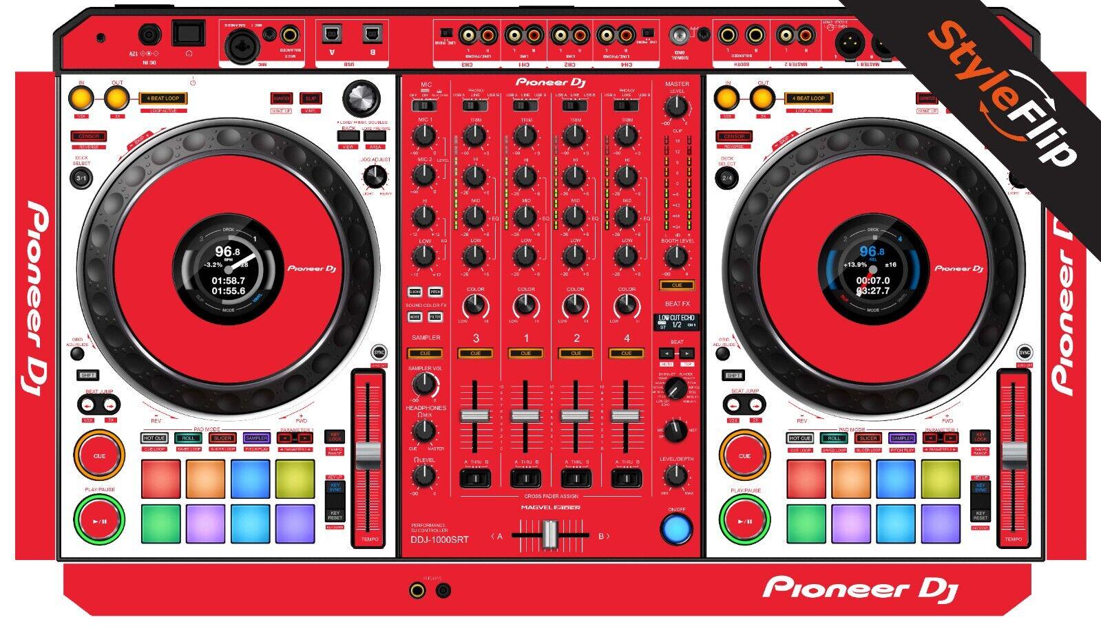 Pioneer DDJ-1000 SRT Skins | 7 Bold Color Blocking | Protective