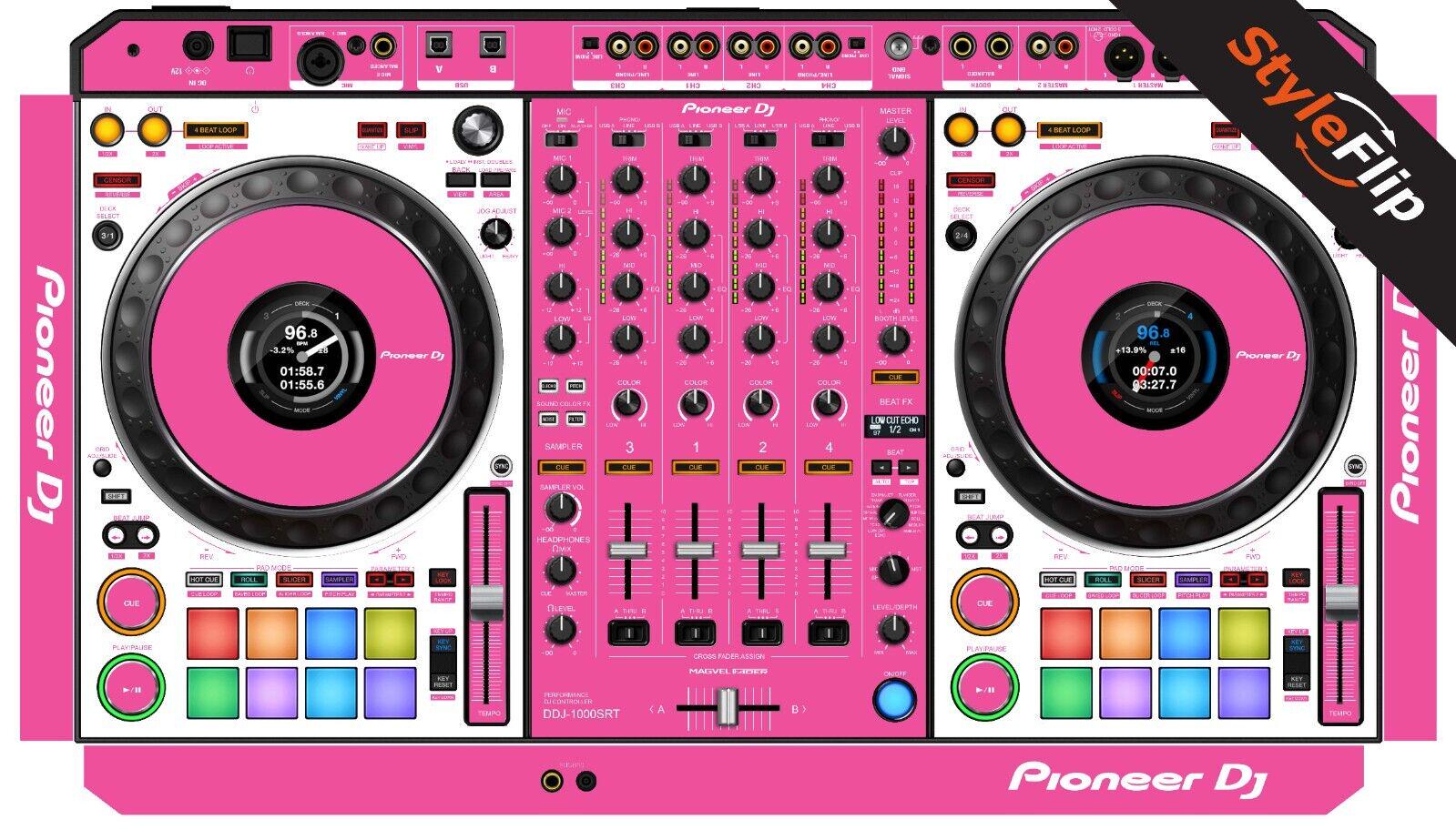 Pioneer DDJ-1000 SRT Skins | 7 Bold Color Blocking | Protective