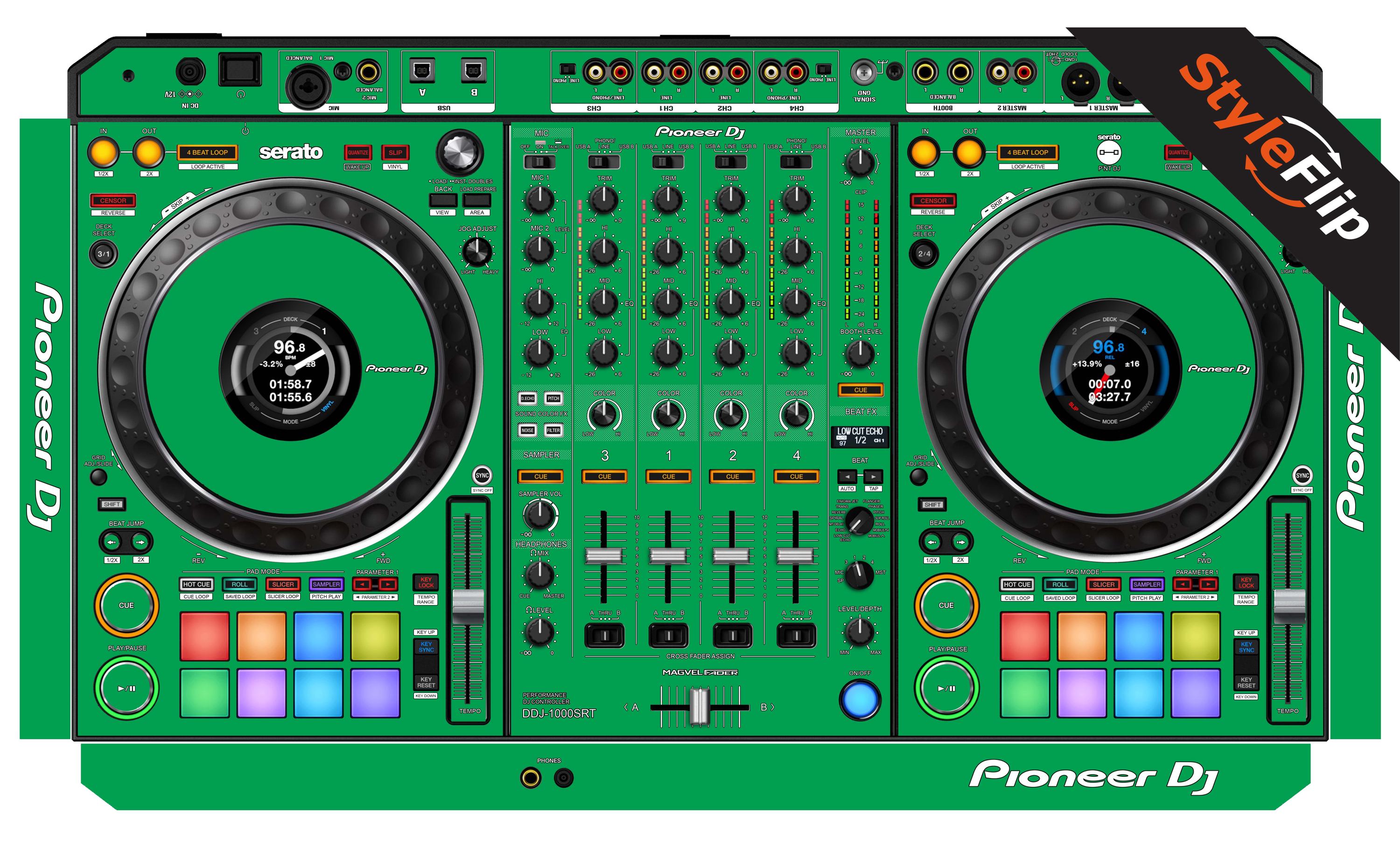 Pioneer DDJ-1000 SRT Skins | 7 Solid Color Designs | Protective