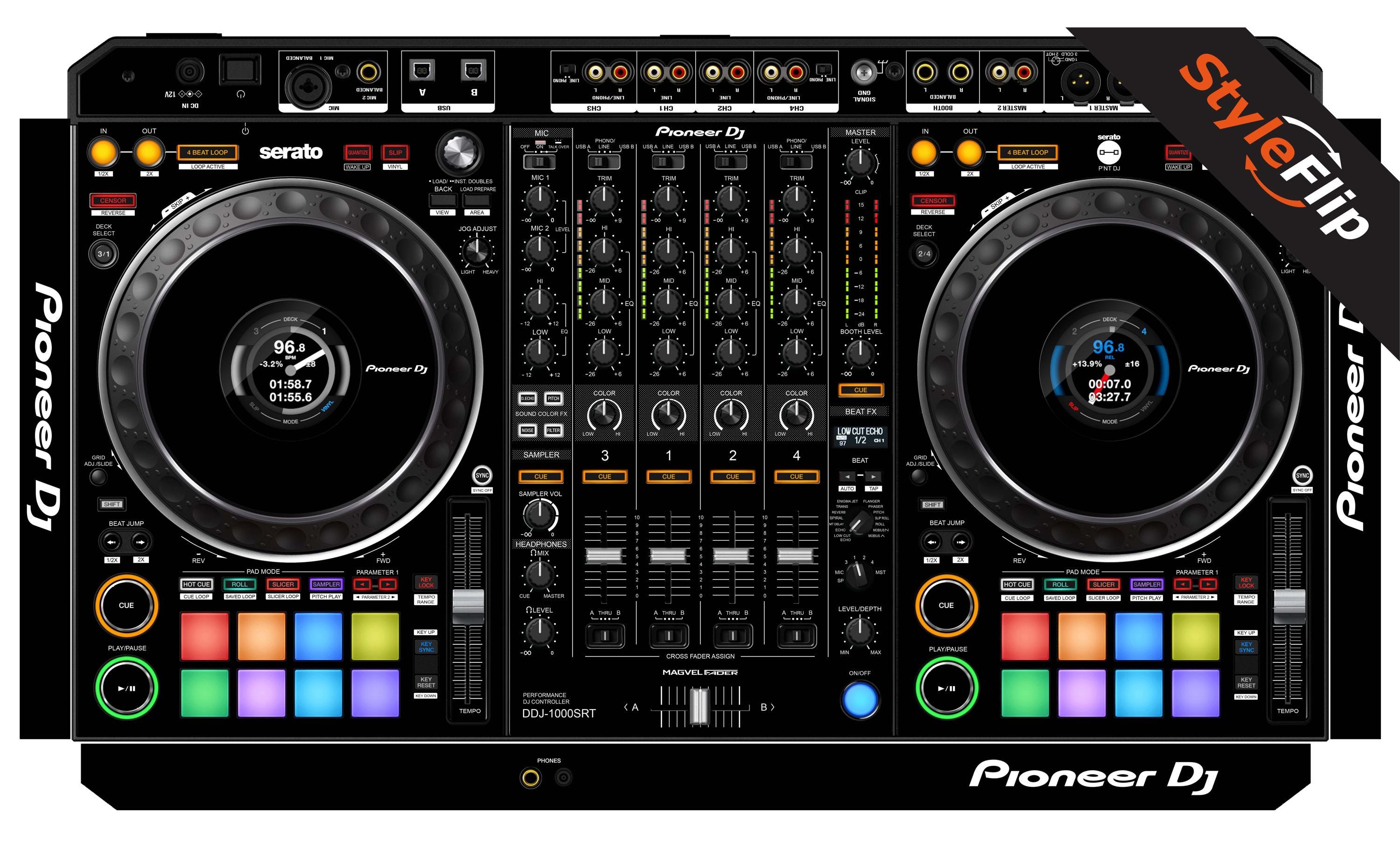 Pioneer DDJ-1000 SRT Skins | 7 Solid Color Designs | Protective