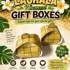Lauhala pattern gift Box (10 pack)