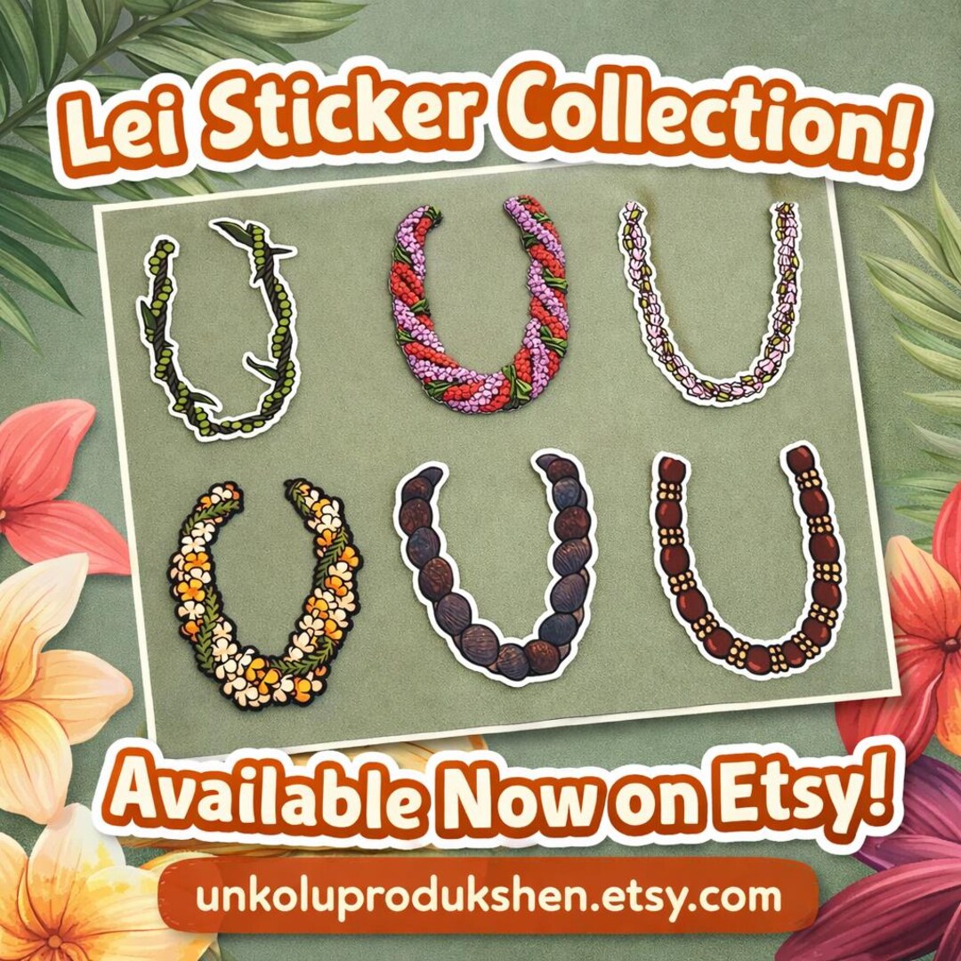 Lei Stickers/ Decals - Etsy