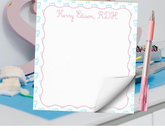 Custom Dental Notepad – Dentist, Hygienist, Orthodontist Stationery