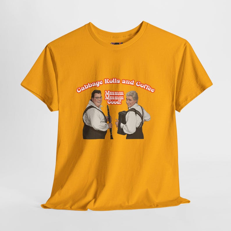 The Schmenge Brothers - Cabbage Rolls & Coffee - Pop Culture Shirt, SCTV, John Candy, Eugene Levy, The Happy Wanderers image 2