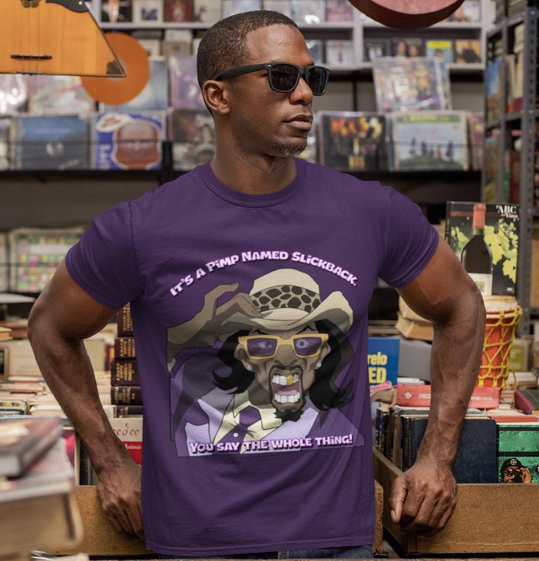 Purple Katt Williams Tee - Etsy, image size:1093x1138