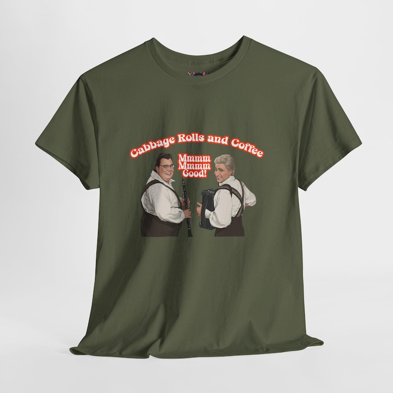The Schmenge Brothers - Cabbage Rolls & Coffee - Pop Culture Shirt, SCTV, John Candy, Eugene Levy, The Happy Wanderers image 3