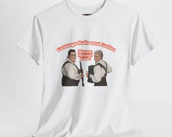 The Schmenge Brothers - Cabbage Rolls & Coffee - Pop Culture Shirt, SCTV, John Candy, Eugene Levy, The Happy Wanderers