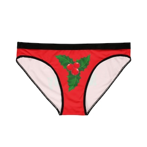 Mistletoe Nice and Naughty panties| Christmas novelty panties