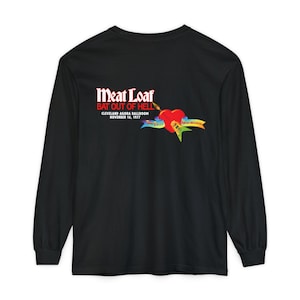 Meat Loaf Hell In A Hand Basket Maglietta Unisex - 100% Cotone - Grafica Rock Band - Colore Nero - Taglie S-3XL - 2