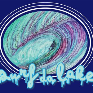Surf da Lake Electric Wave - projekt z tyłu