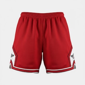 Szorty Nike Air Jordan z siateczki w kolorze czerwonym i białym z lat 90. w rozmiarze M zdjęcie 1