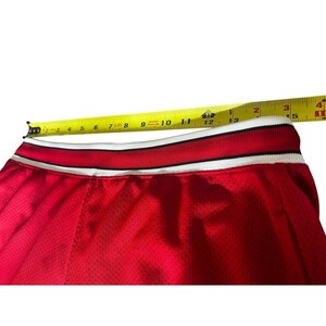 Szorty Nike Air Jordan z siateczki w kolorze czerwonym i białym z lat 90. w rozmiarze M zdjęcie 10