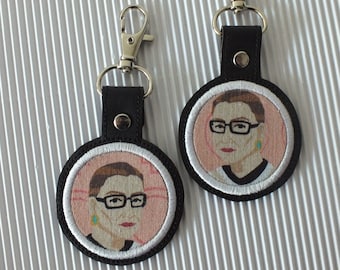 RBG Keychain - Ruth Bader Ginsburg Keychain