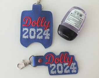 Dolly 2024 Keychain - Dolly 2024 Hand Sanitizer Holder