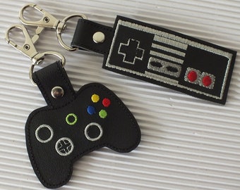 Video Game Controller Keychain - Video Game Key Fob