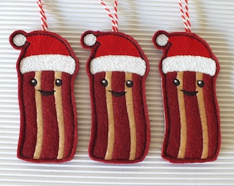 Bacon Christmas Ornament - Bacon Ornament