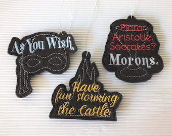 Princess Bride Ornaments - As You Wish Ornament - Have Fun Storming the Castle