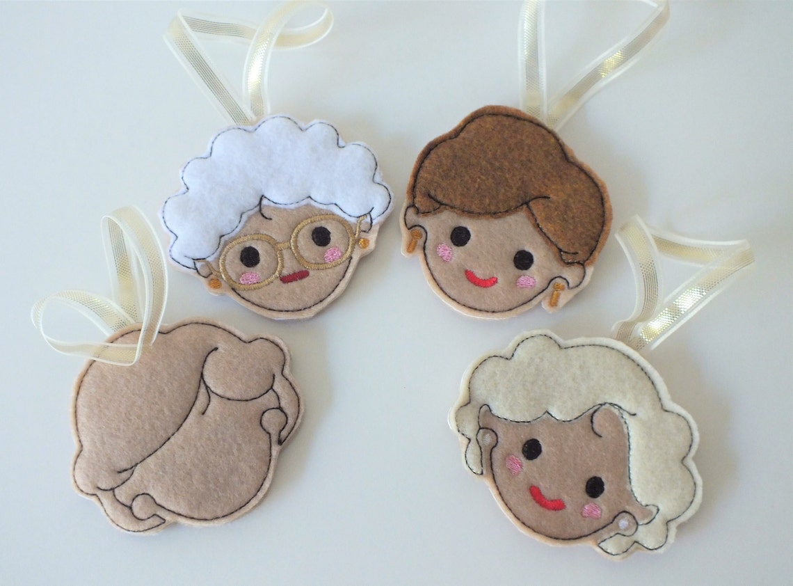 The Golden Girls Ornament Set Etsy