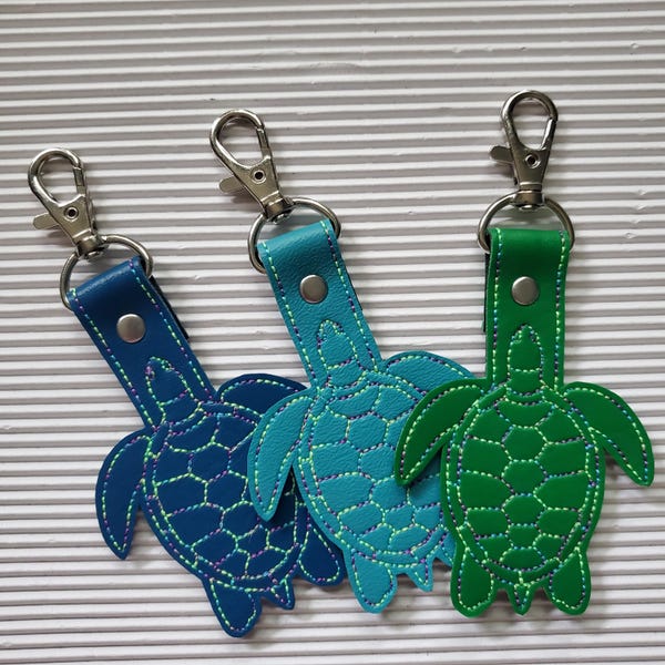Sea Turtle Keychain - Sea Turtle Bag Charm