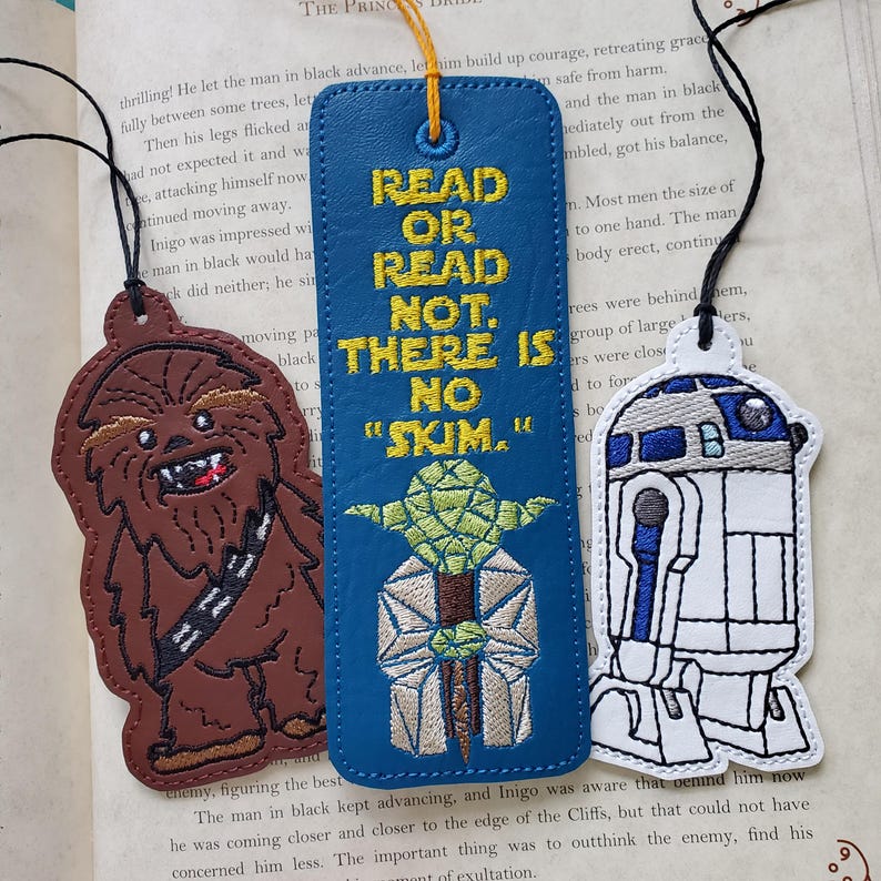 Star Wars Bookmark - Embroidered Bookmark image 1