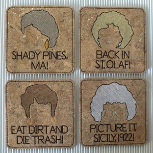 Golden Girls Coaster Set