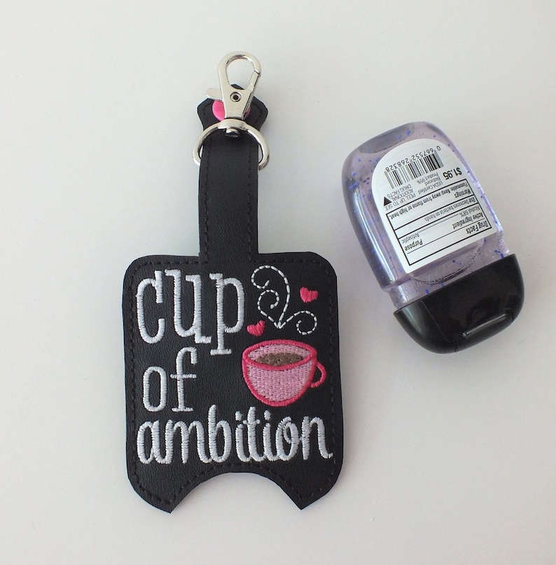 Cup of Ambition Hand Sanitizer Holder Dolly Hand Sanitizer Holder image 1