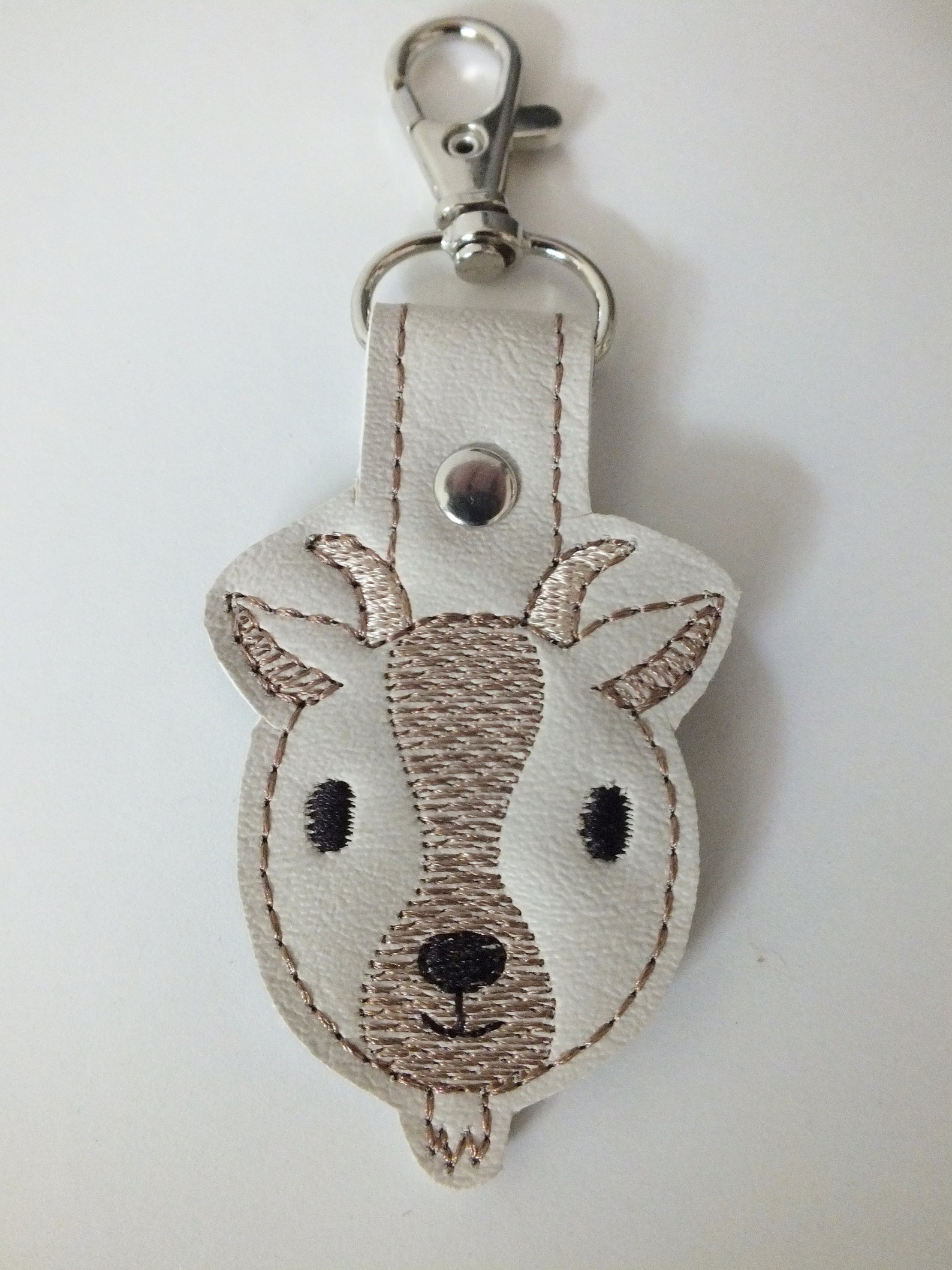 Goat Keychain Goat Key Fob Etsy