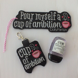 Cup of Ambition Hand Sanitizer Holder Dolly Hand Sanitizer Holder image 8