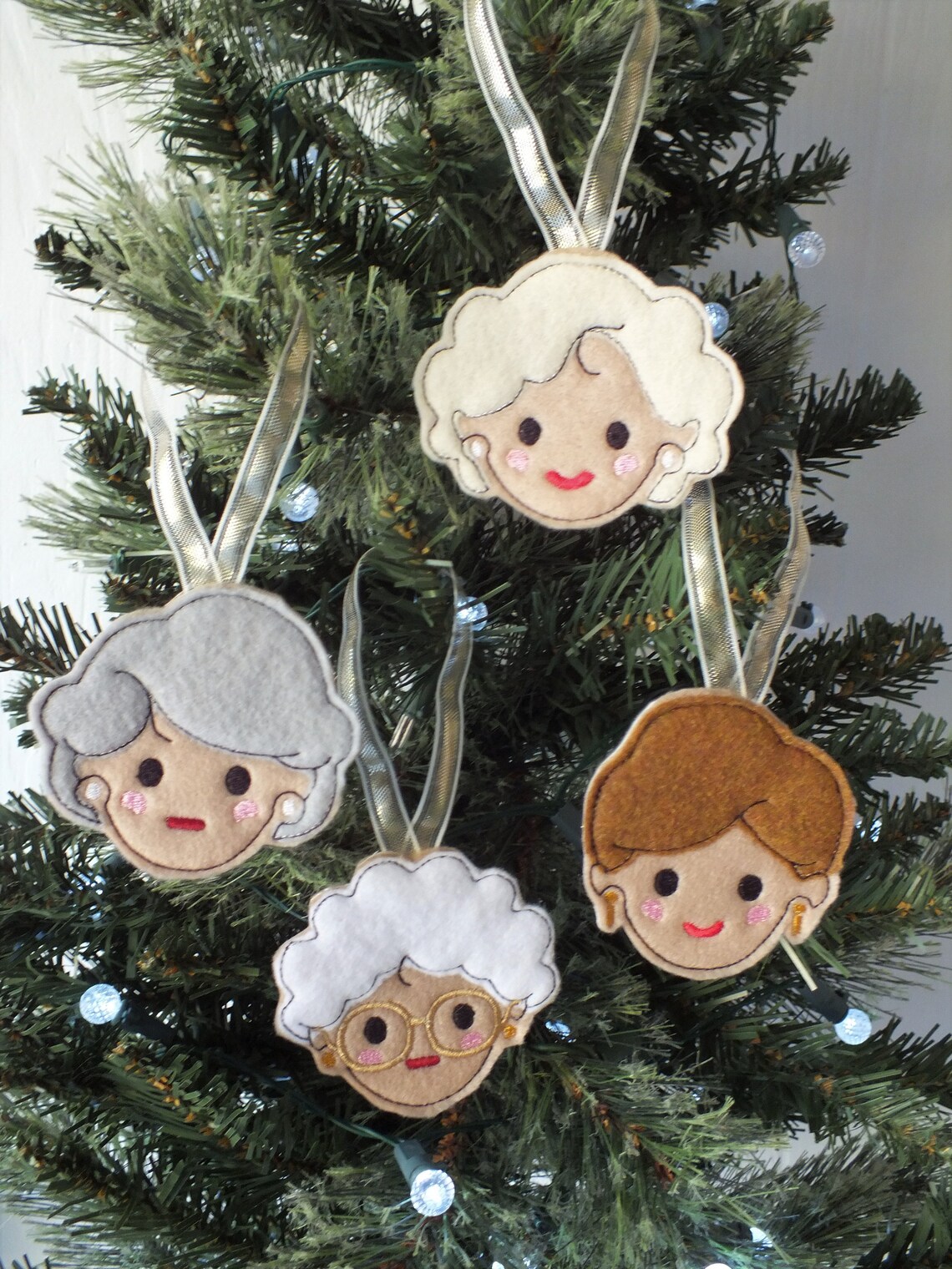 The Golden Girls Ornament Set Etsy