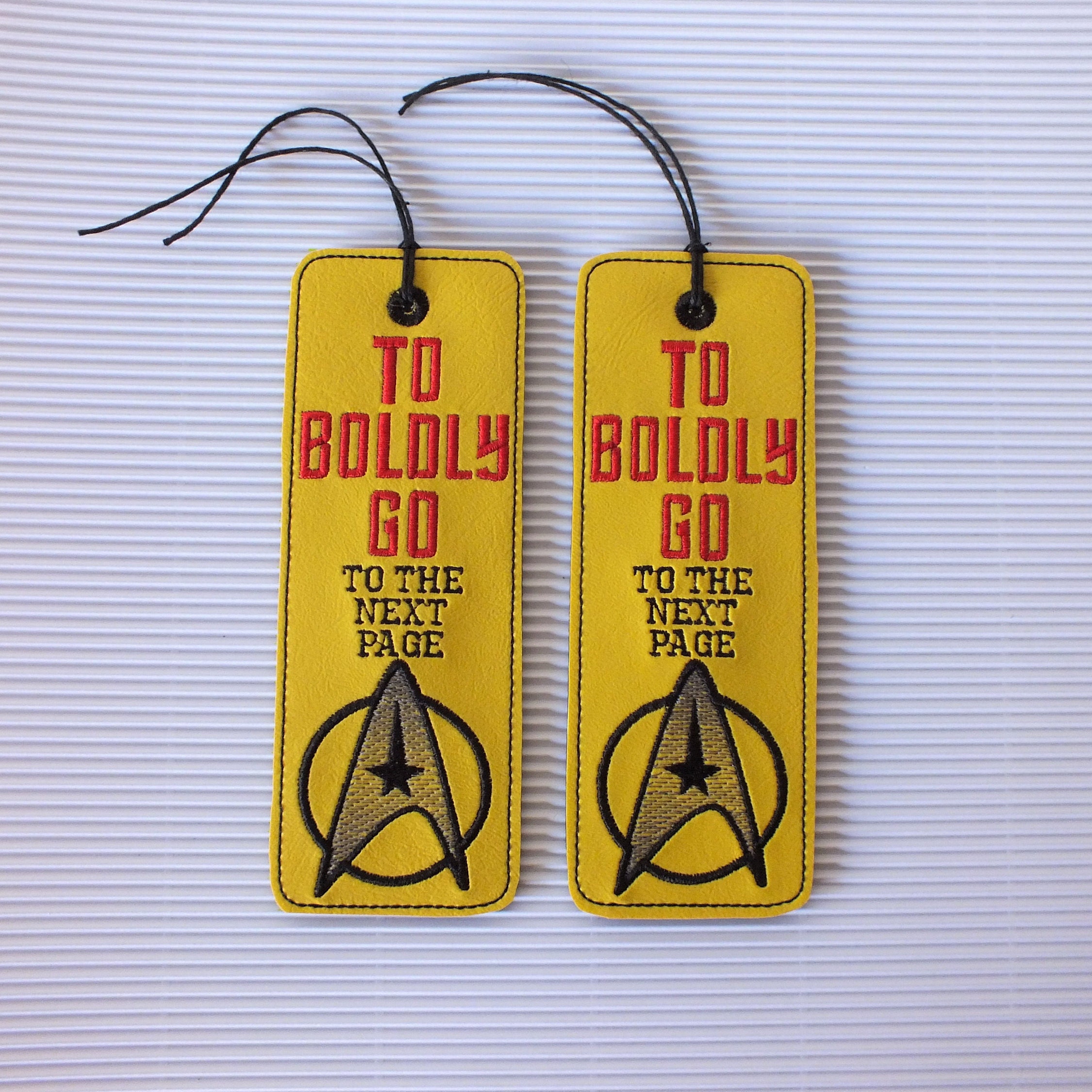 Star Trek Bookmark Embroidered Bookmark | Etsy