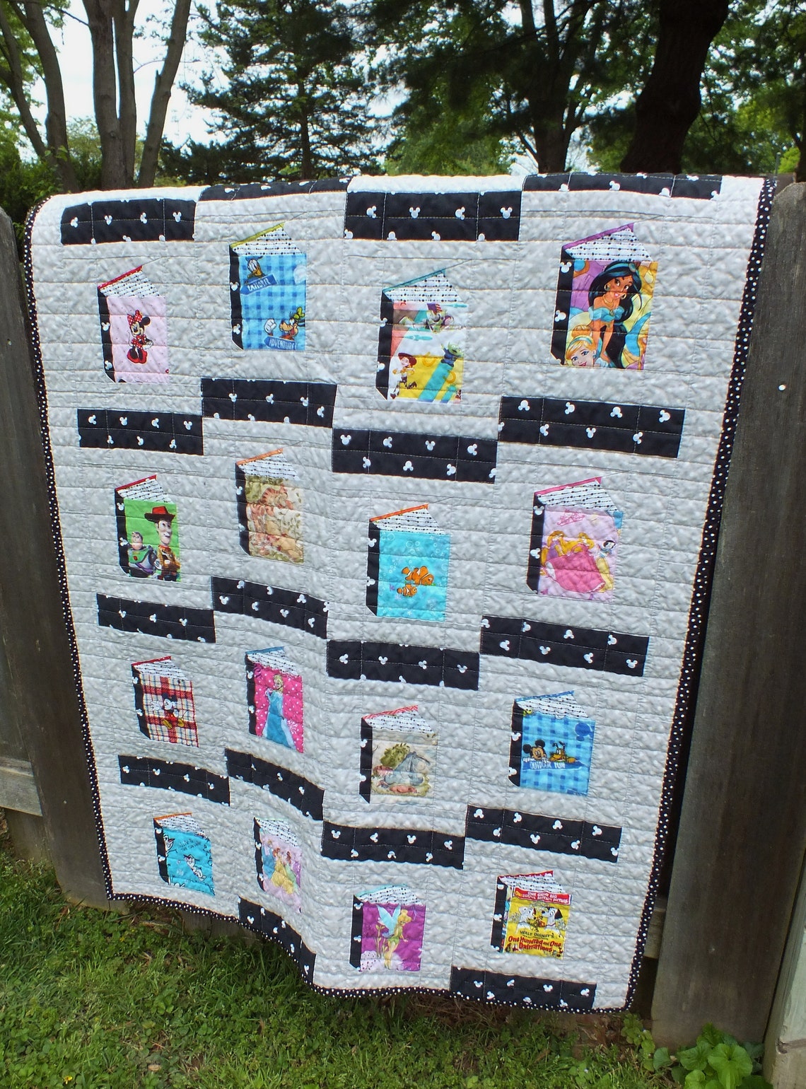 Book Baby Quilt Book Toddler Quilt Book Quilt Etsy