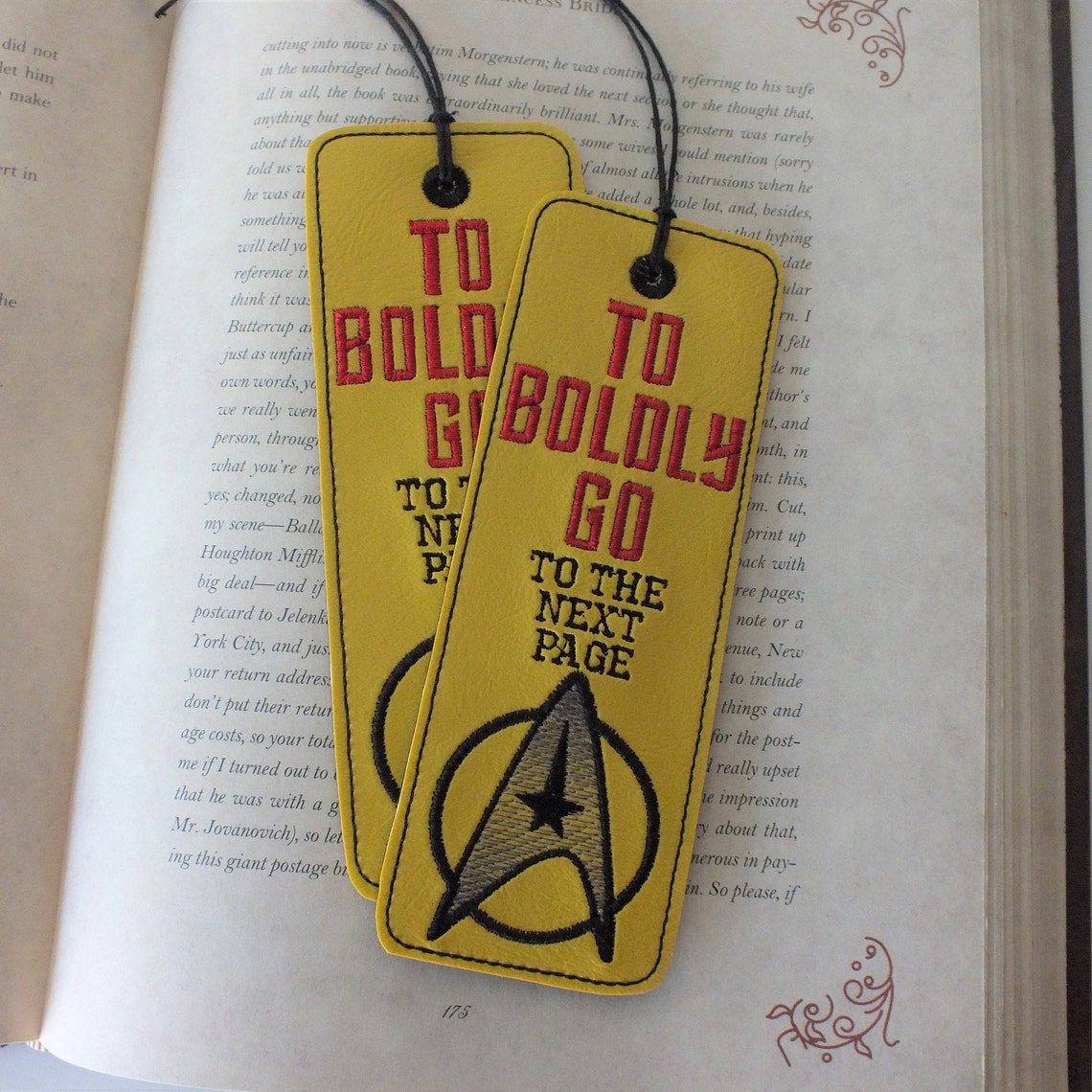 Star Trek Bookmark Embroidered Bookmark | Etsy