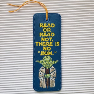 Star Wars Bookmark - Embroidered Bookmark Yoda