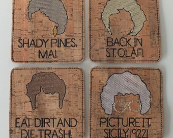 Golden Girls Coaster Set