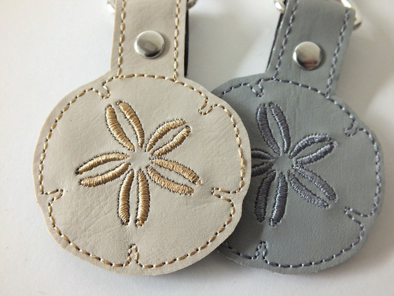 Sand Dollar Keychain Sand Dollar Snap Tab image 7