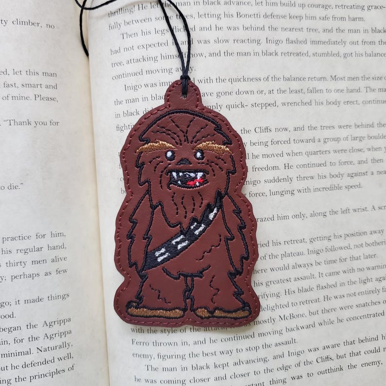 Star Wars Bookmark - Embroidered Bookmark Chewbacca