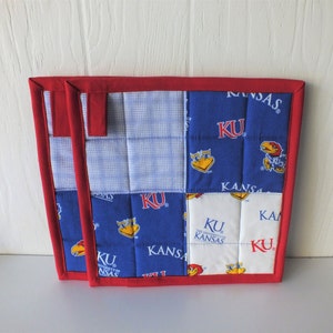 KU Pot Holders University of Kansas