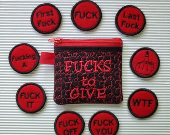 Fucks to Give Zipper Pouch - Fucks to Give Gag Gift