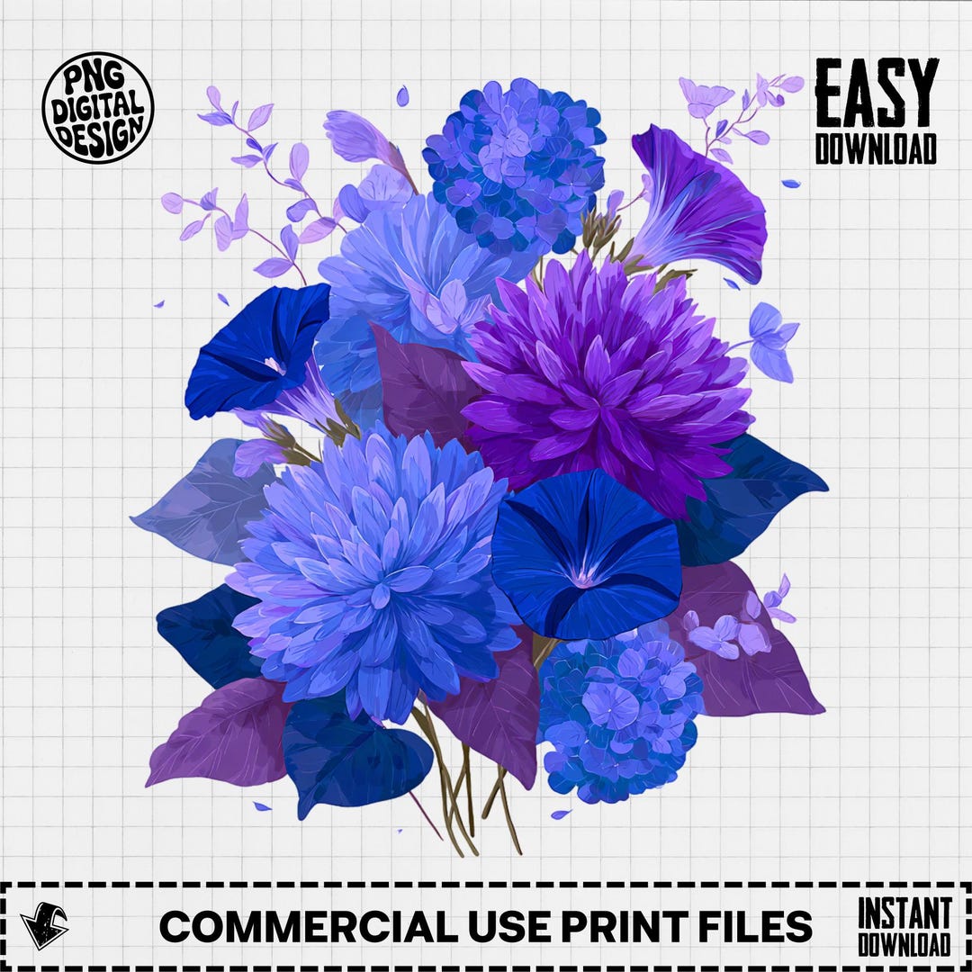 September Flowers PNG, Aster Clipart, Morning Glory Digital, Aster Art ...
