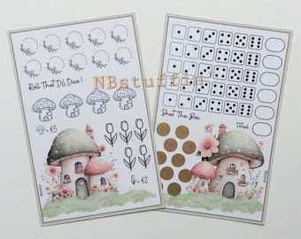 Cashstuffing Challenge A5 Paddenstoelen