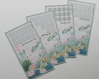 Cashstuffing Challenge A6 Waterlelie