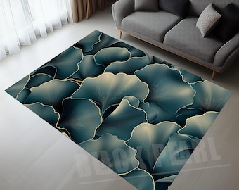 Tapete de folha de ginkgo: arte botânica, decoração moderna para casa
